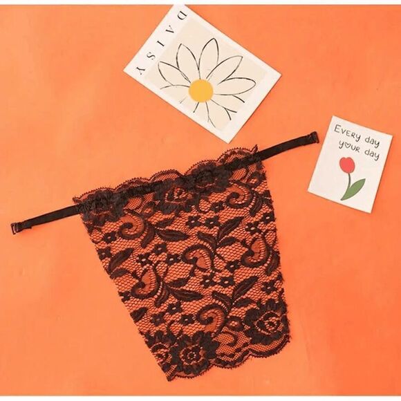 Floral Lace Chest Breast Attachable Detachable Cover - Picture 5 of 8